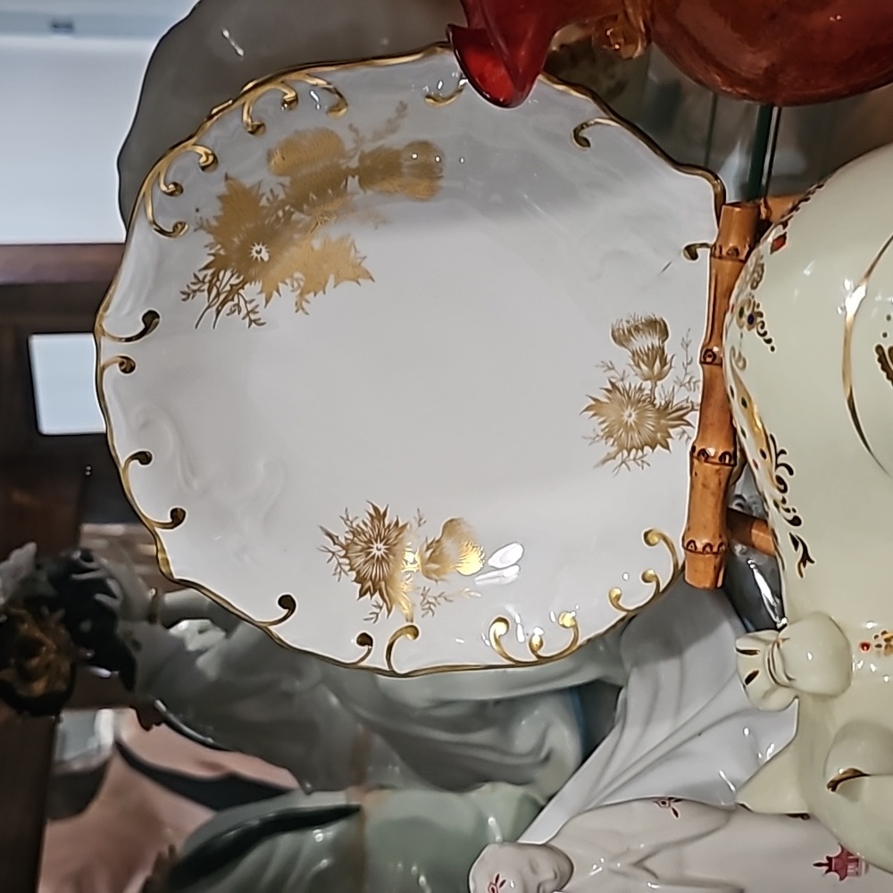 Hammersley & co Gold and whote small bowl